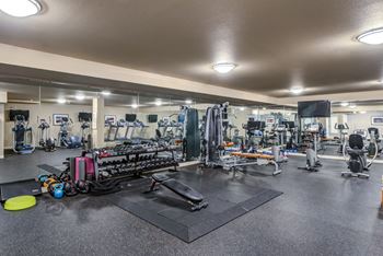 High-tech fitness center